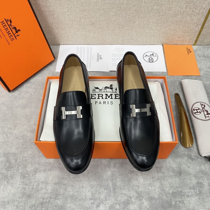 H**mes leather shoes